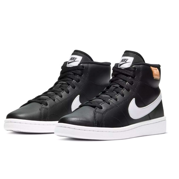 New Mens Nike Court Royale 2 Mid Black Size 10.5 - Picture 6 of 10